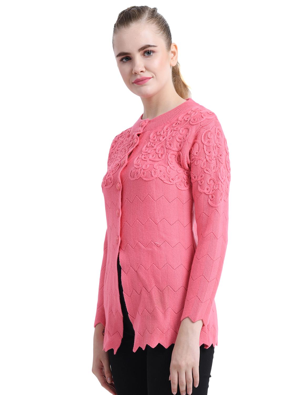 mandarin neck slit detail cardigan - 16528698 - Standard Image - 1
