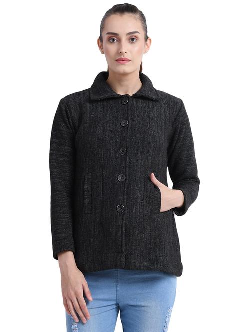 shirt collar pocket detail cardigan - 16528721 - Standard Image - 0