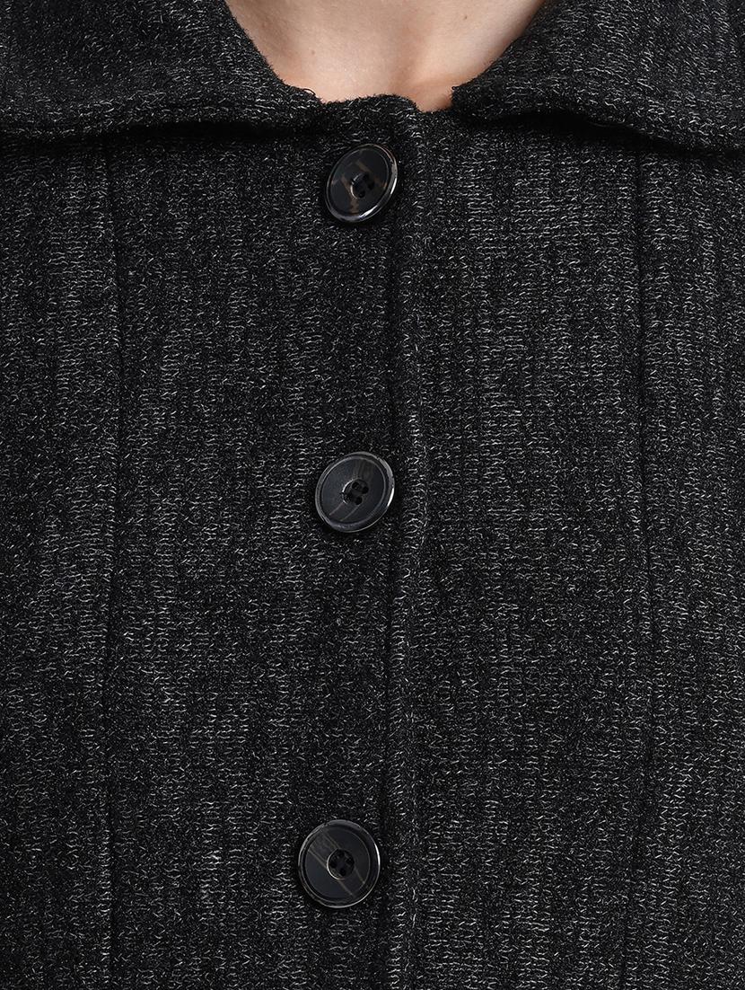 shirt collar pocket detail cardigan - 16528721 - Standard Image - 4