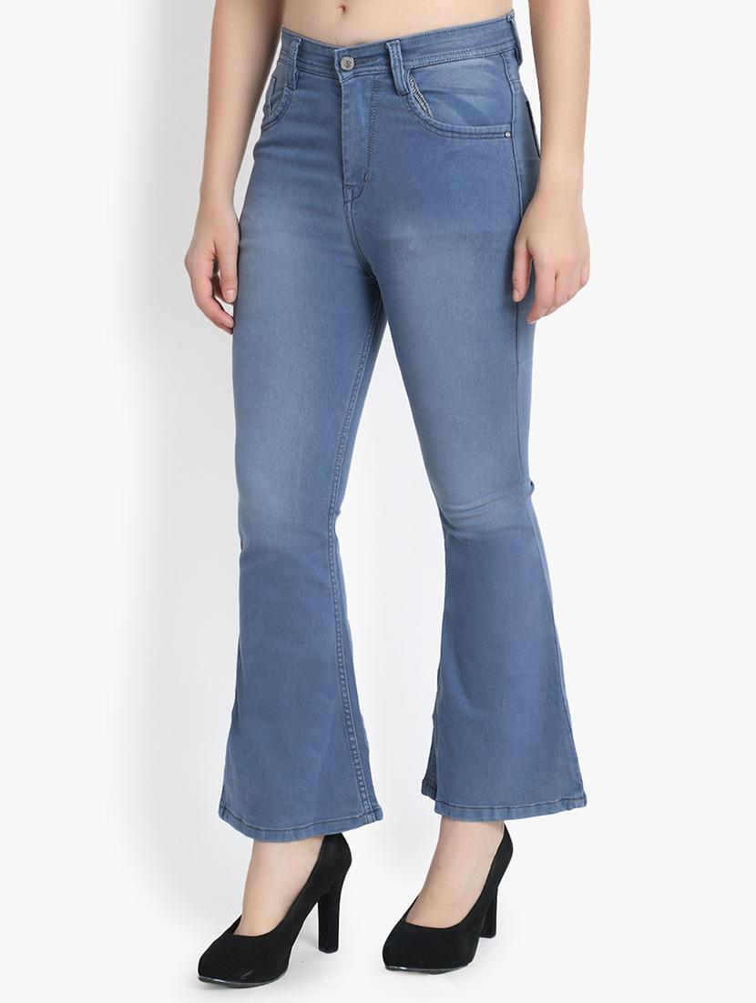 mid rise bell bottom jeans - 16529212 - Standard Image - 1