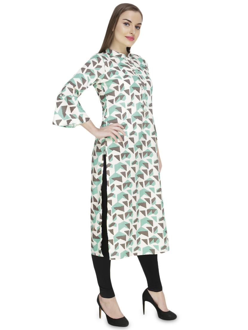 women's straight kurta - 16529972 - Standard Image - 1