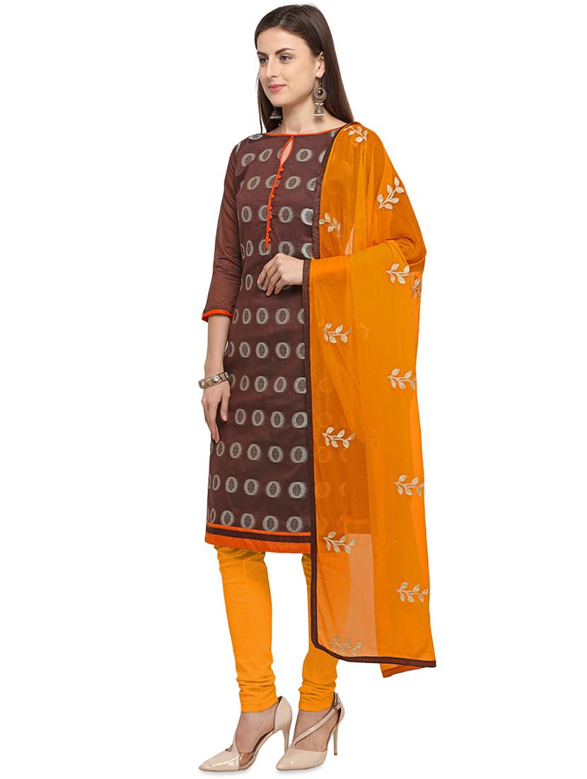 churidaar unstitched suit - 16530446 - Standard Image - 1