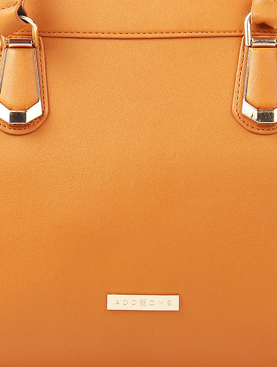 tan leatherette (pu) regular tote - 16531194 - Standard Image - 4
