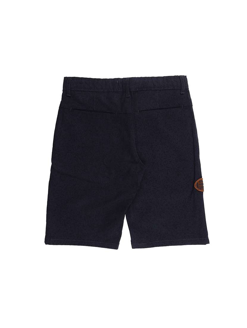 blue cotton blend shorts - 16532852 - Standard Image - 1