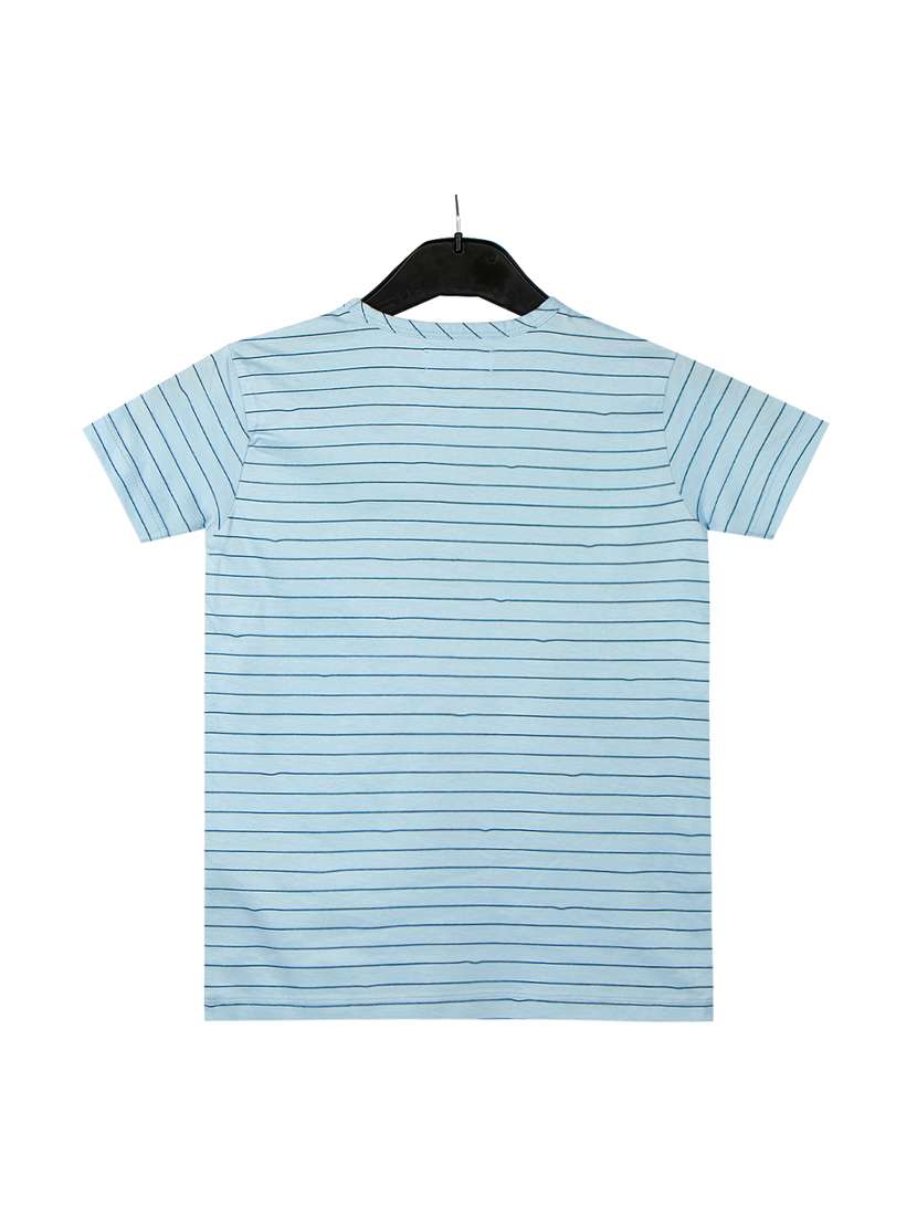 Blue Cotton Tshirt - 16536022 -  Standard Image - 1