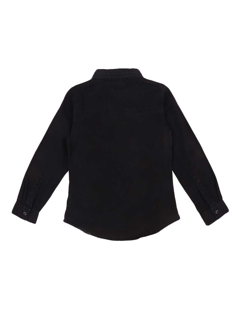 pocket patch sequin detailed shirt - 16537598 - Standard Image - 1