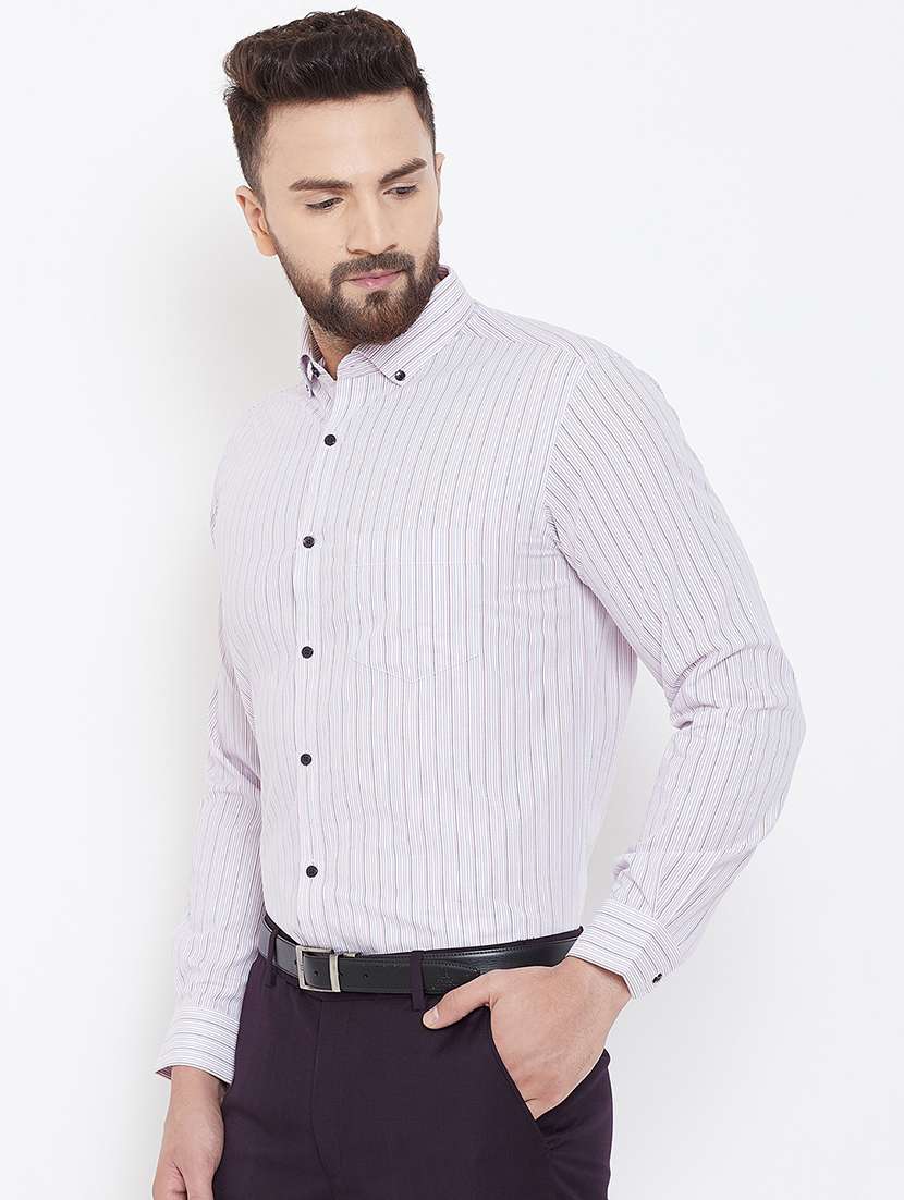 pink striped formal shirt - 16539753 -  Standard Image - 1