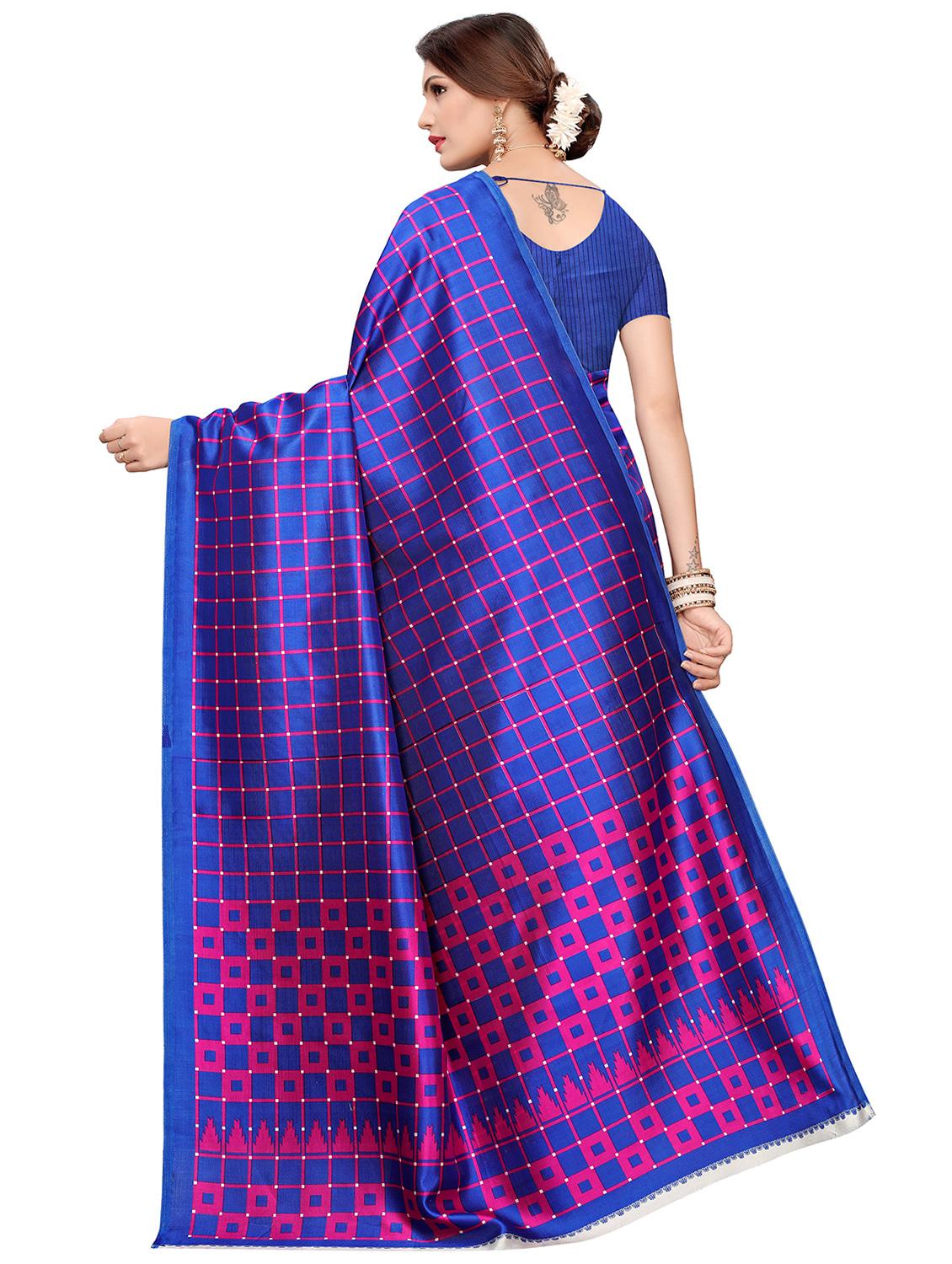 blue art silk mysore saree with blouse - 16542762 -  Standard Image - 1