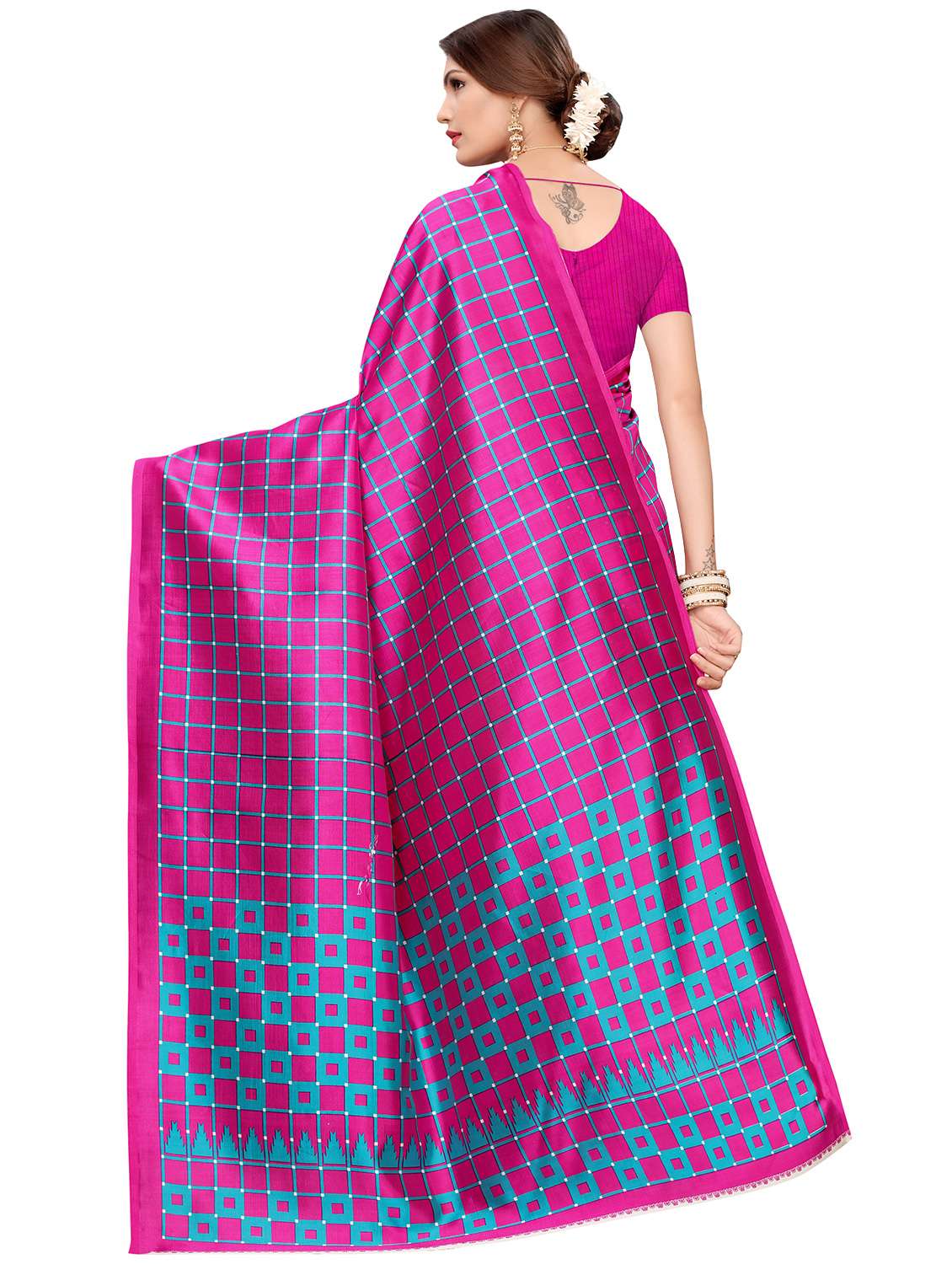 pink art silk mysore saree with blouse - 16542765 -  Standard Image - 1