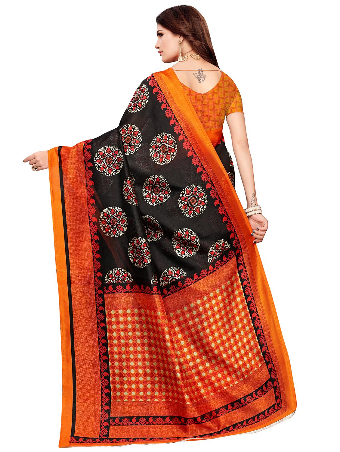 floral mysore silk saree with blouse - 16542779 -  Standard Image - 1