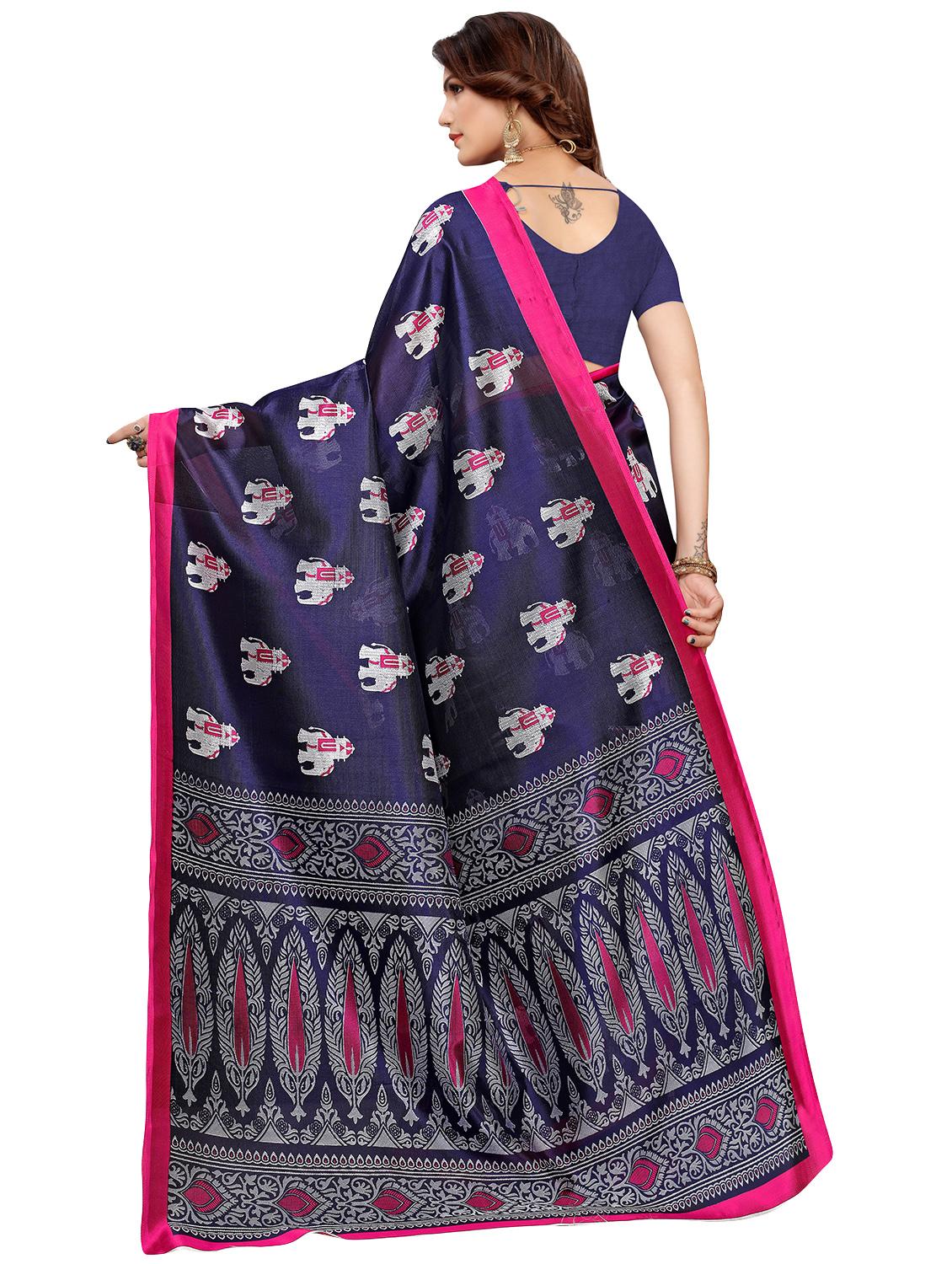 conversational mysore silk saree with blouse - 16542792 - Standard Image - 1