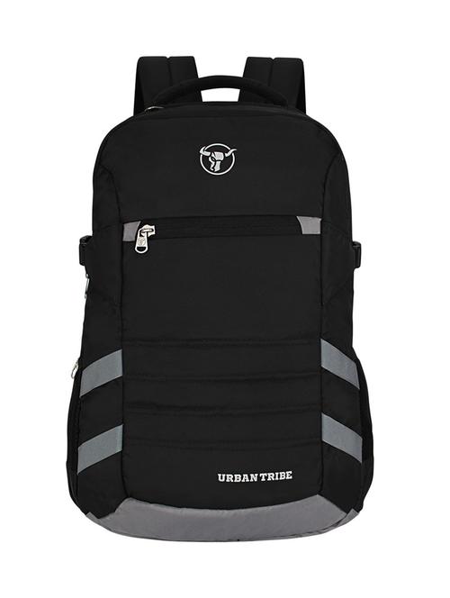 black polyester laptop backpack - 16543445 -  Standard Image - 0