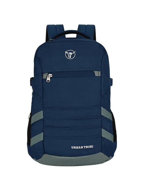 blue solid laptop backpack - 16543446 - Standard Image - 0