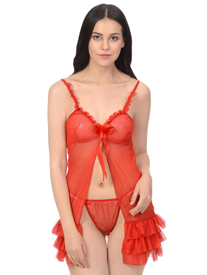 set of 2 laced babydoll - 16544526 - Standard Image - 1
