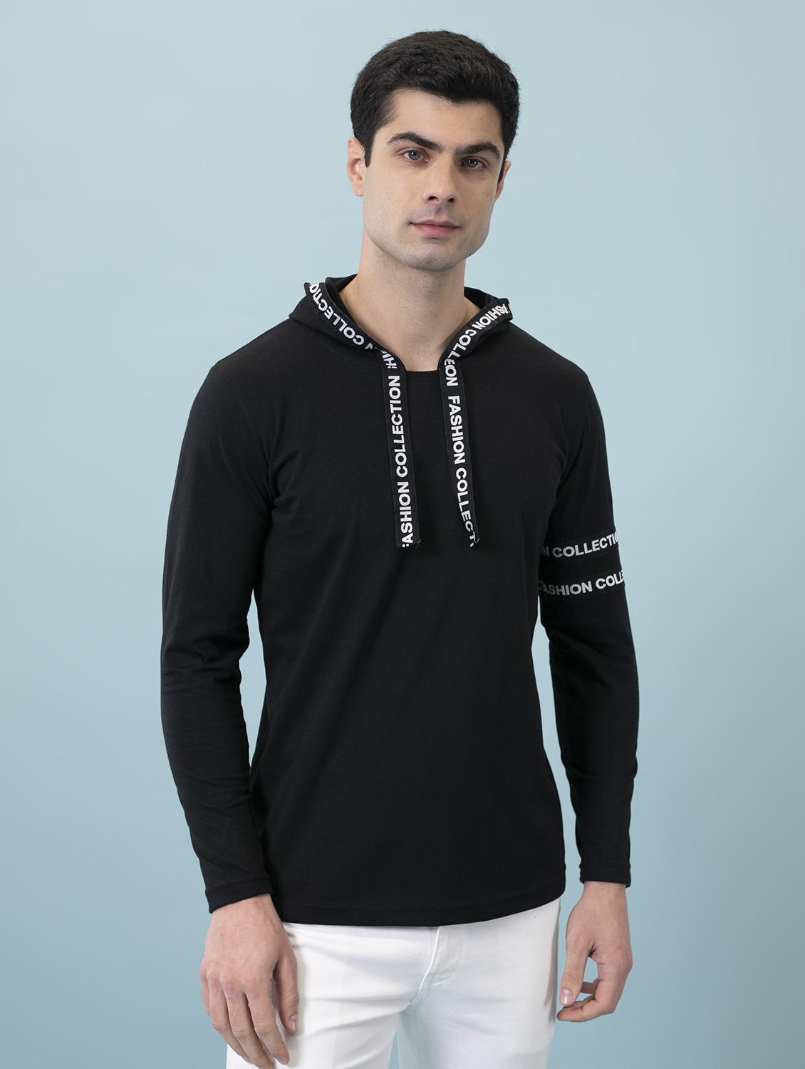black taped t-shirt