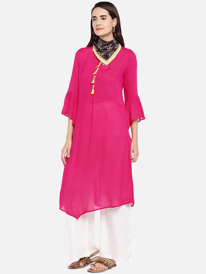 women's asymmetric kurta - 16545075 -  Standard Image - 1