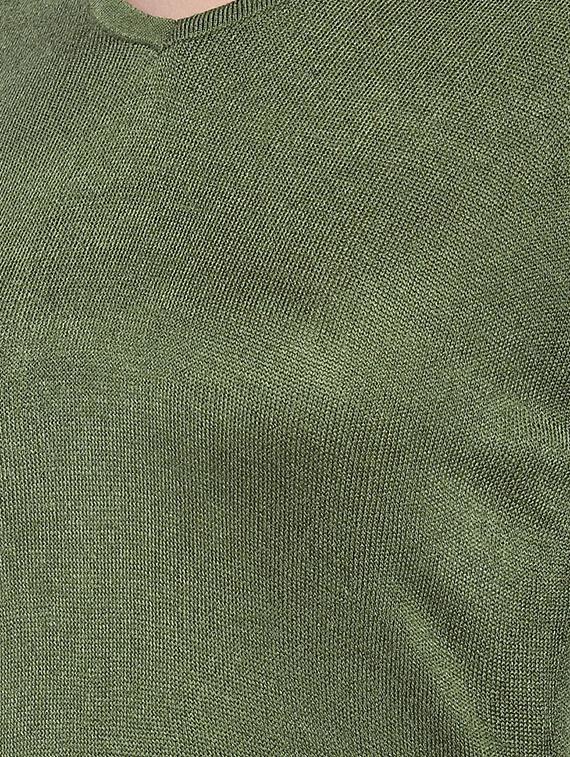 v neck long sleeved pullover - 16545346 - Standard Image - 4