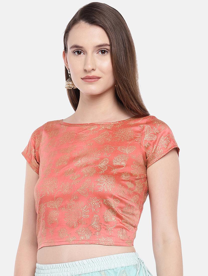 foil printed blouse - 16545404 -  Standard Image - 1