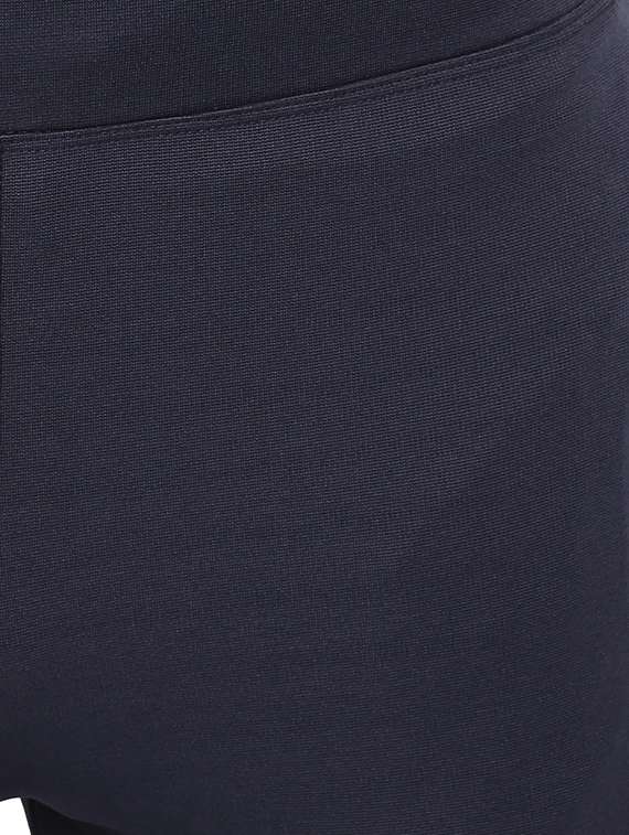 navy blue solid full length track pant - 16545979 - Standard Image - 4