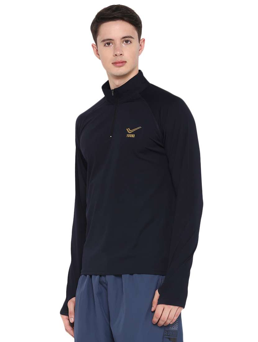 navy blue solid raglan sweatshirt - 16545984 -  Standard Image - 1