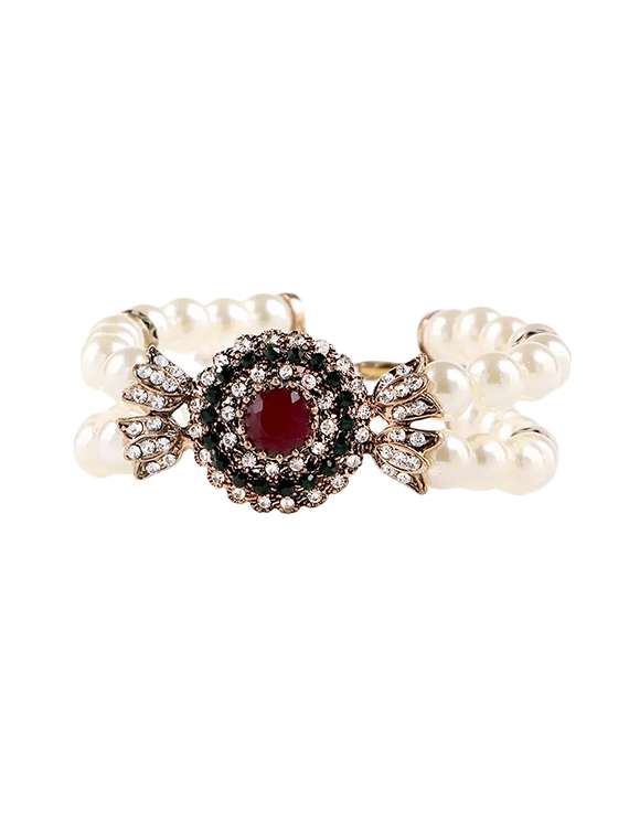 green zinc bangle  bracelet