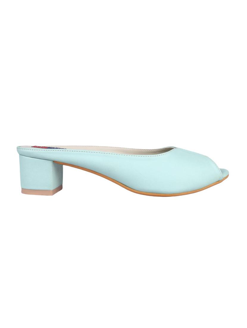 msc blue leatherette slip on sandals - 16548829 -  Standard Image - 1