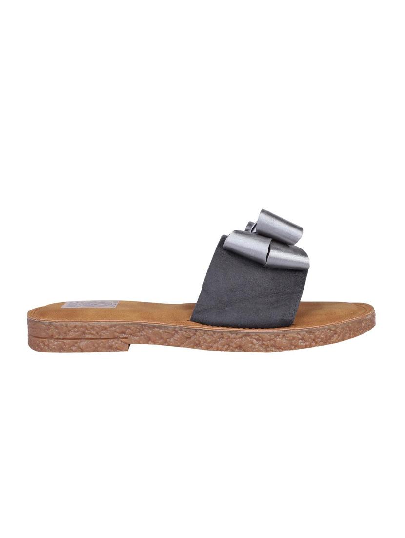 msc grey suede slip on sandals - 16548838 -  Standard Image - 1