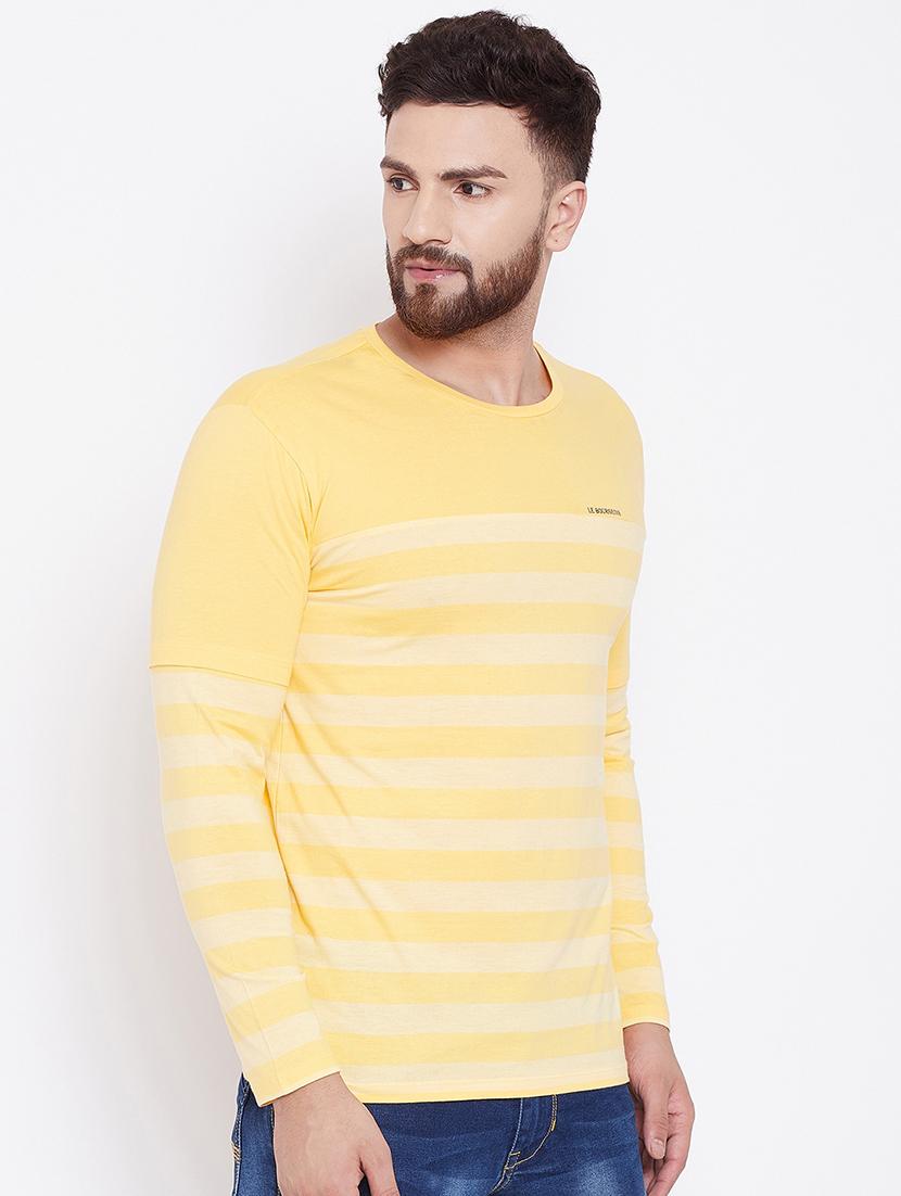 yellow striped t-shirt - 16551483 -  Standard Image - 1