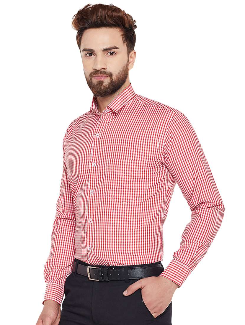 red checkered formal shirt - 16552857 -  Standard Image - 1