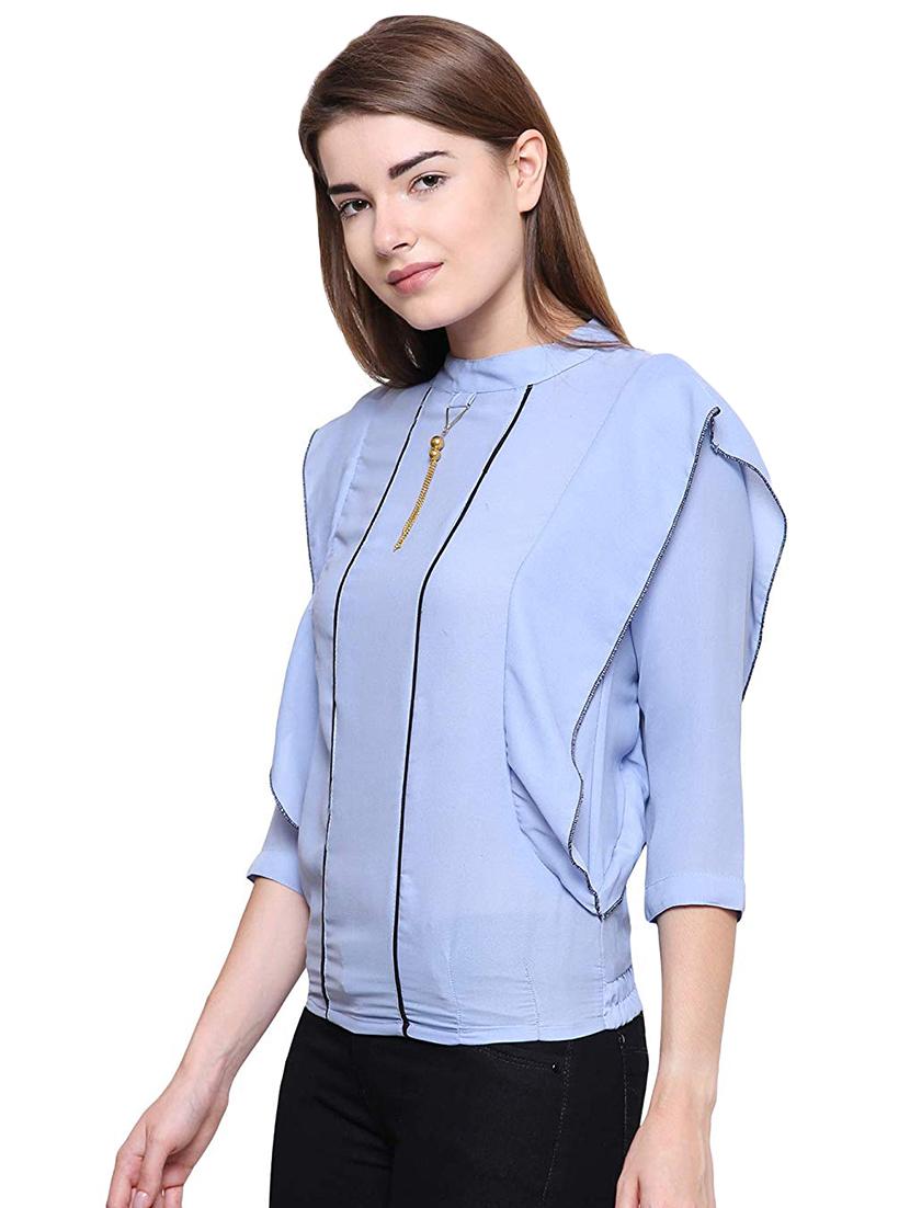 embellished concealed piping top - 16553503 -  Standard Image - 1