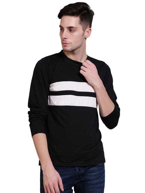 black striped long sleeve t-shirt - 16554054 - Standard Image - 0