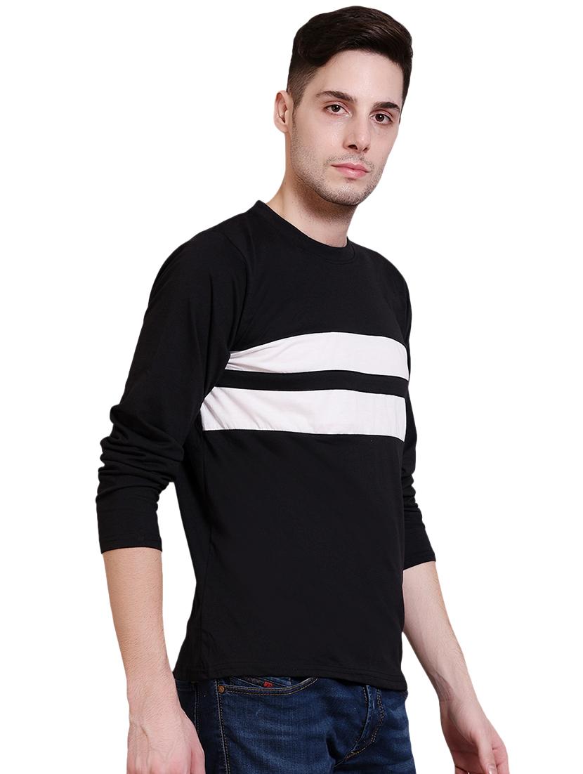 black striped long sleeve t-shirt - 16554054 - Standard Image - 1