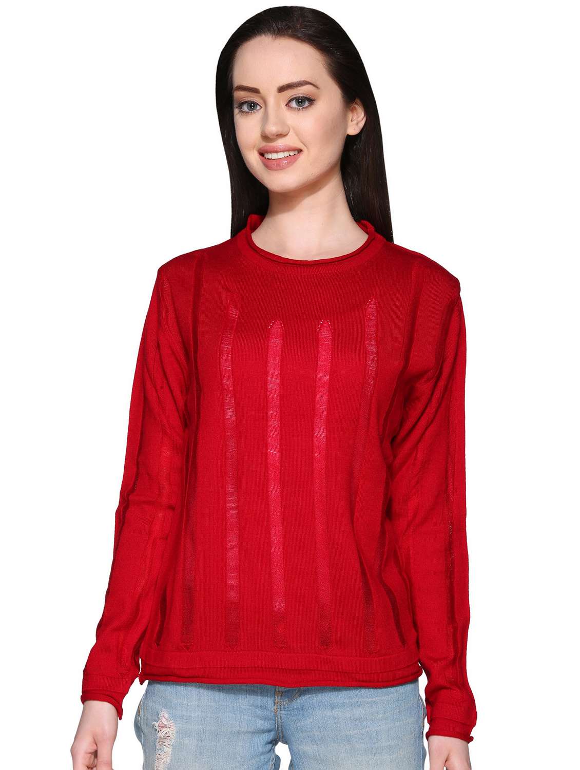 long sleeved solid pullover