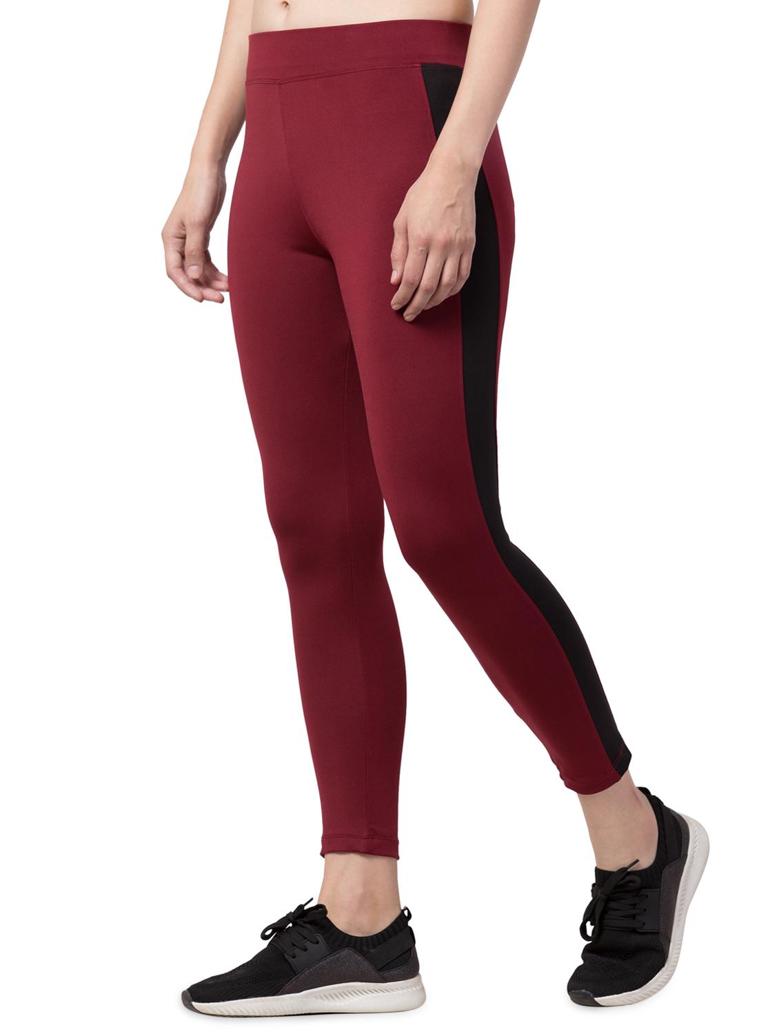 high rise contrast side tapping legging - 16556985 -  Standard Image - 1