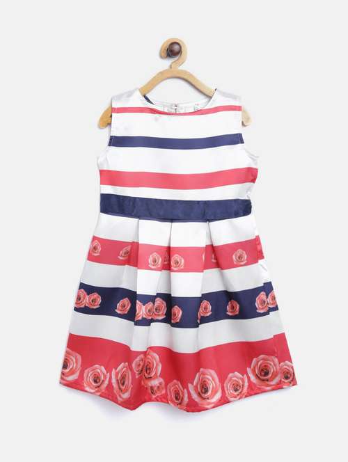girls round neck sleeveless frock - 16558287 - Standard Image - 0