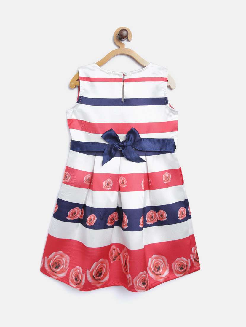 girls round neck sleeveless frock - 16558287 - Standard Image - 1