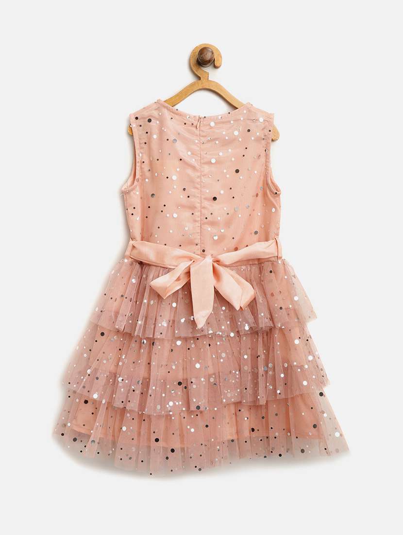 girls v neck sleeveless frock - 16558376 -  Standard Image - 1