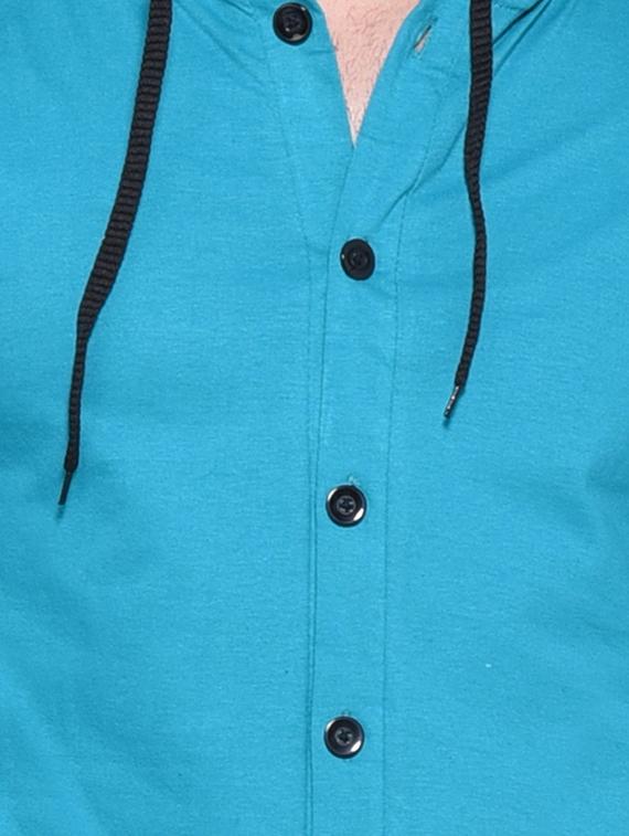 blue solid t-shirt - 16562342 - Standard Image - 4