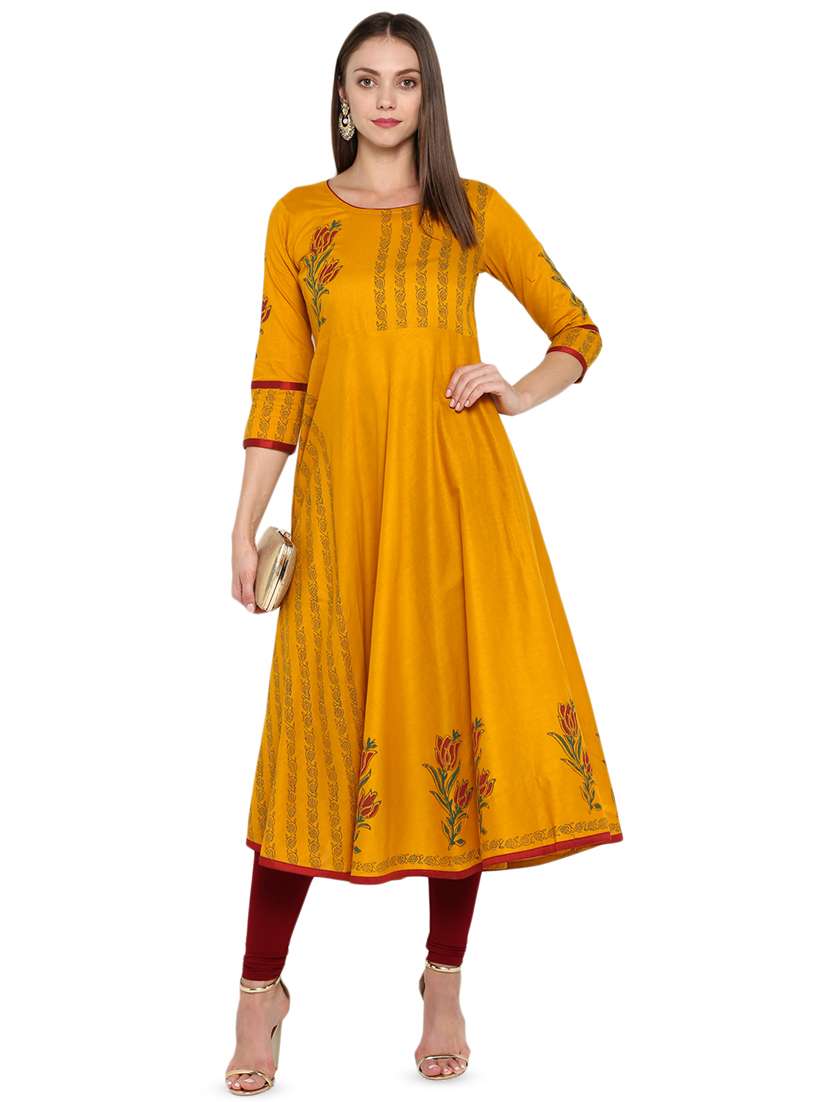 women's flared kurta