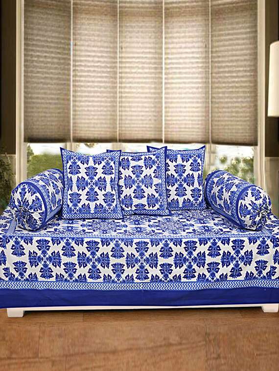  cotton printed diwan (set of 6)