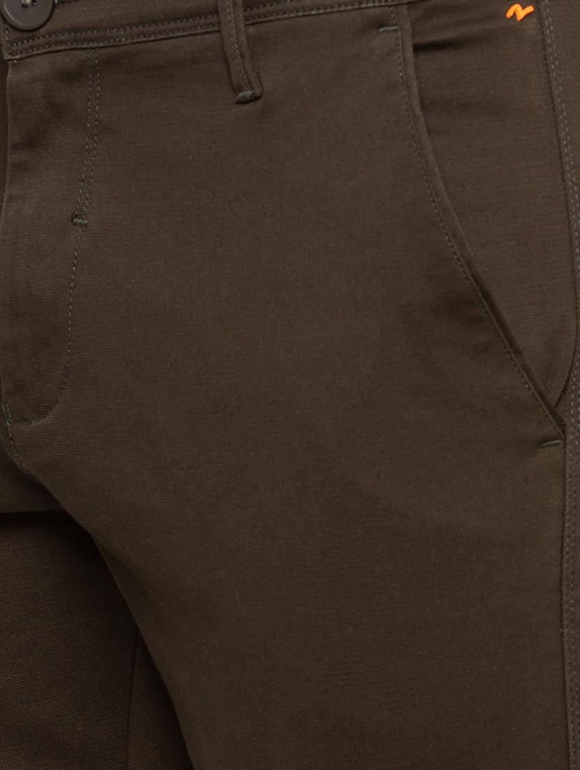green solid chinos - 16562916 - Standard Image - 4