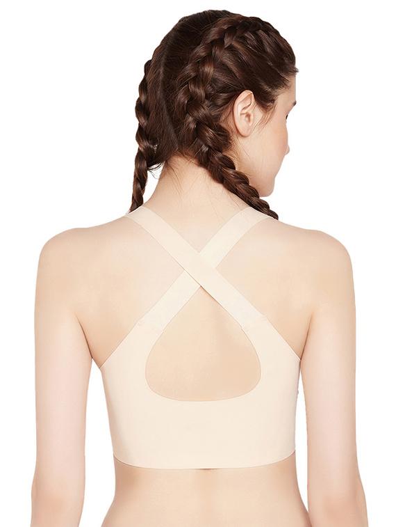racer back solid bra - 16563423 - Standard Image - 1