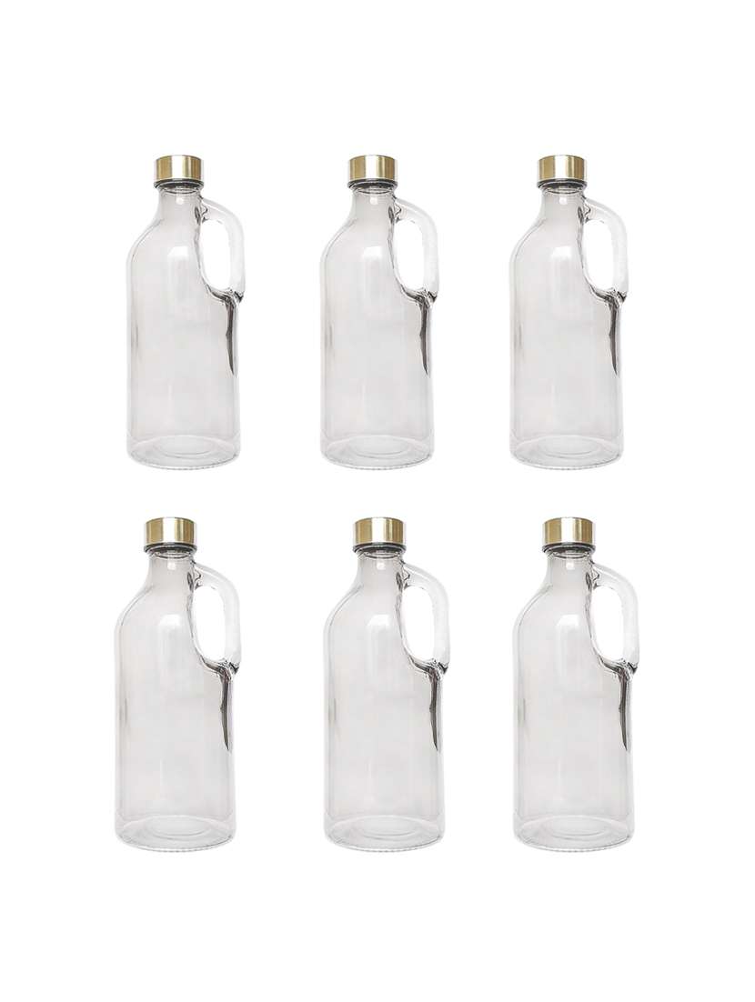 air tight round water bottle set of 6