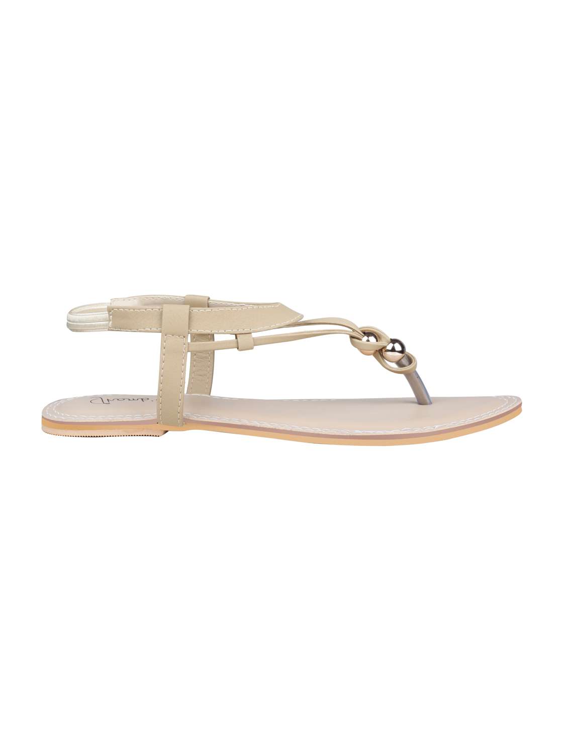 beige back strap sandals - 16566288 -  Standard Image - 1