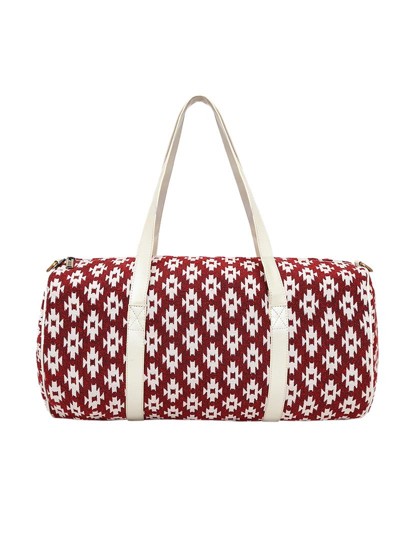 red cotton handbag - 16567625 -  Standard Image - 1
