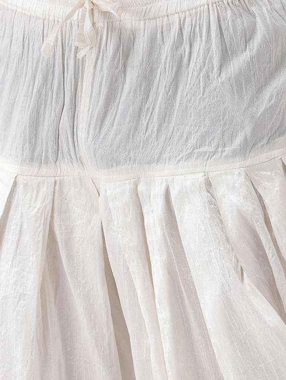 white dhoti kurta set with brown printed nehru jacket  - 16569623 -  Standard Image - 4