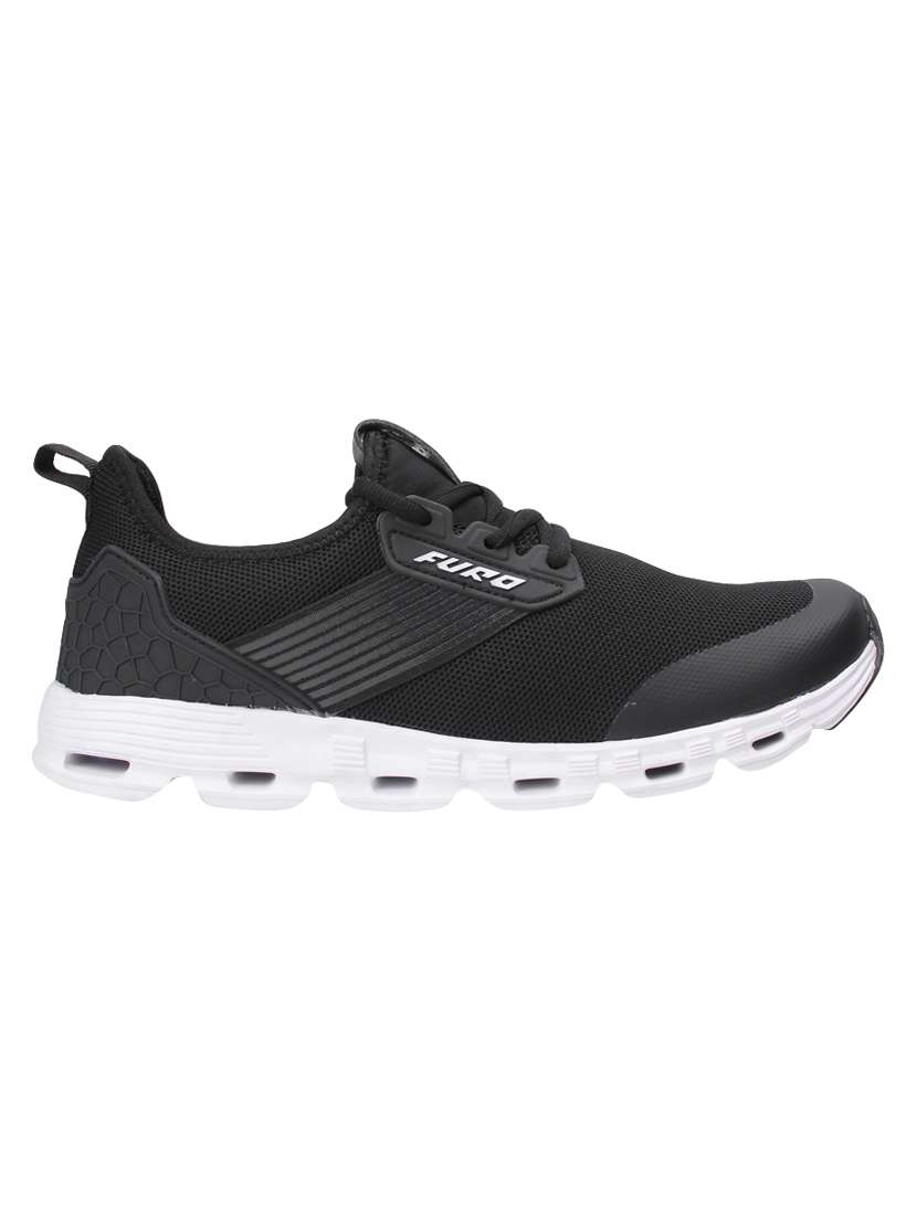 furo black fabric sport shoes - 16569860 - Standard Image - 1