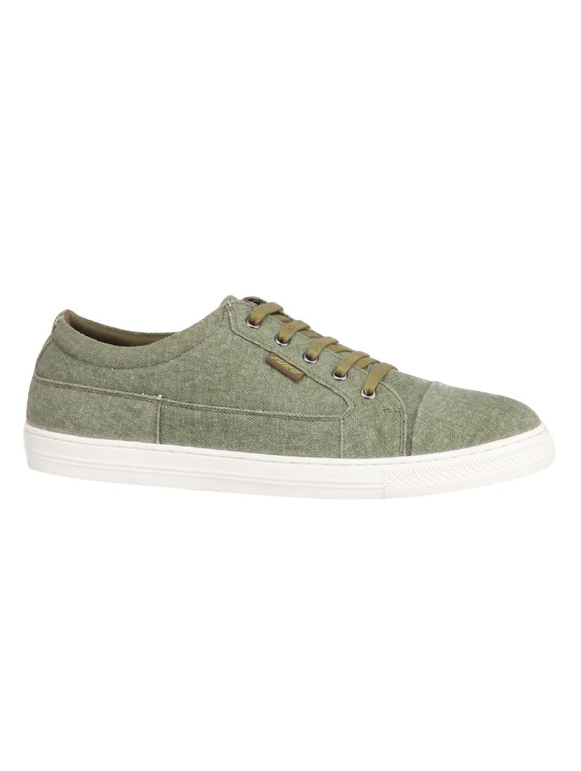 furo green canvas lace up sneakers - 16569865 - Standard Image - 1