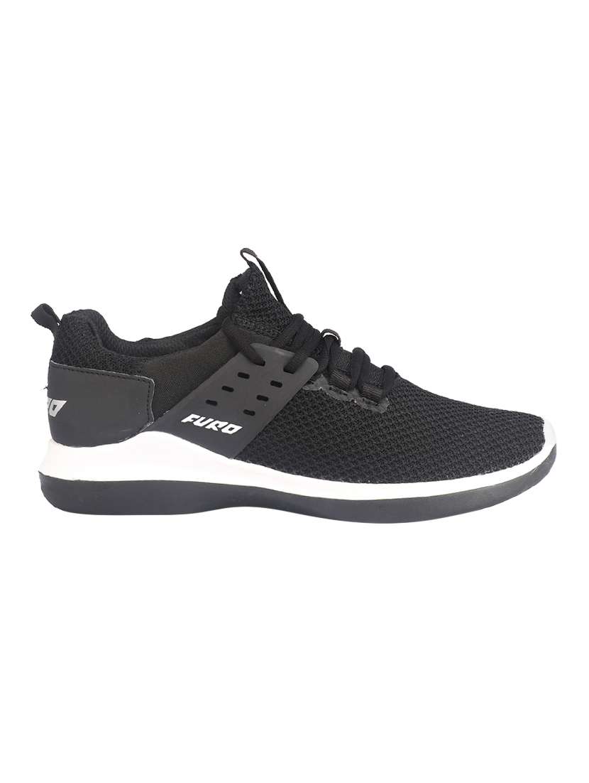 furo black mesh sport shoes - 16569883 -  Standard Image - 1