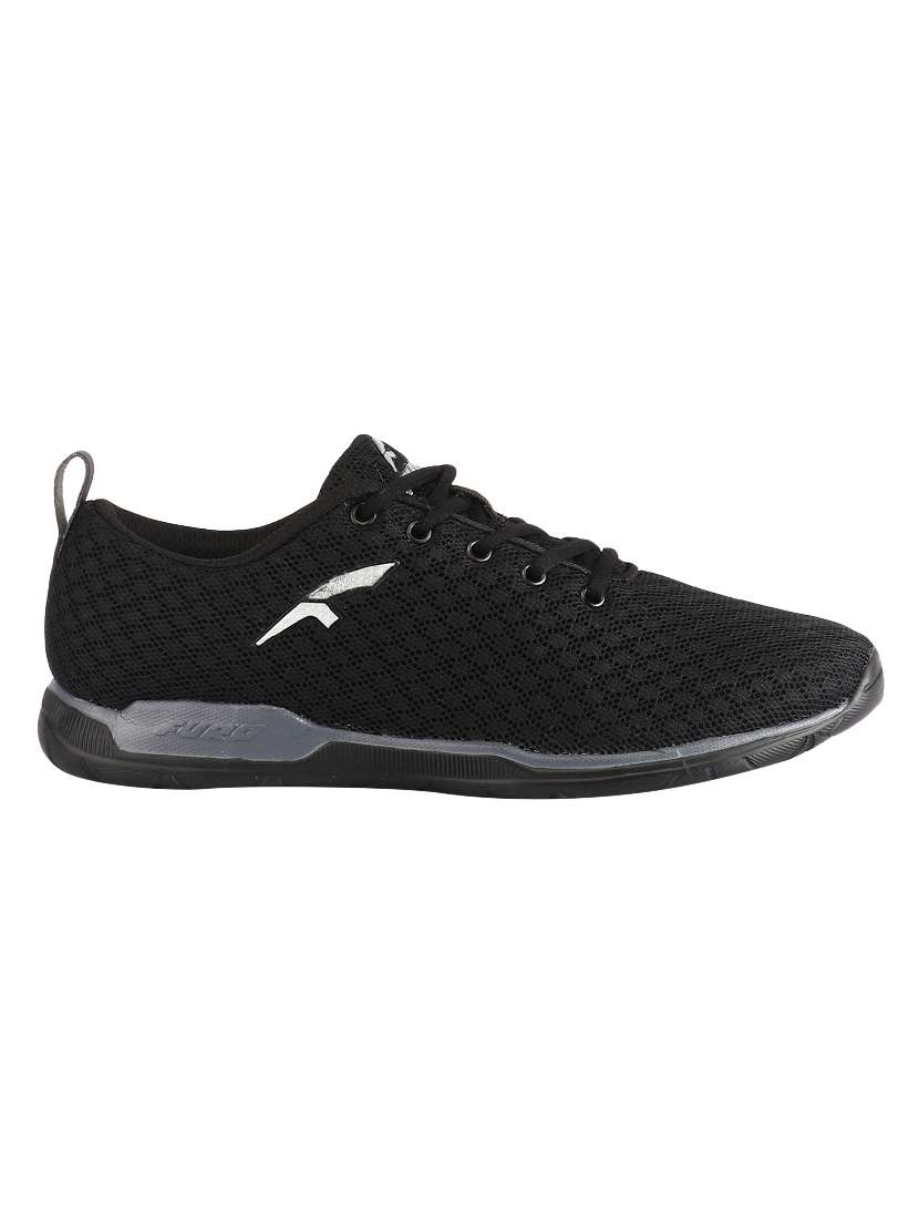 furo black mesh sport shoes - 16569887 - Standard Image - 1